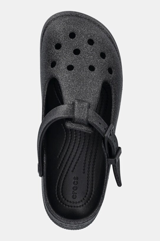 Παντόφλες Crocs Classic Mary Jane Glitter Clog μαύρο 210737.001