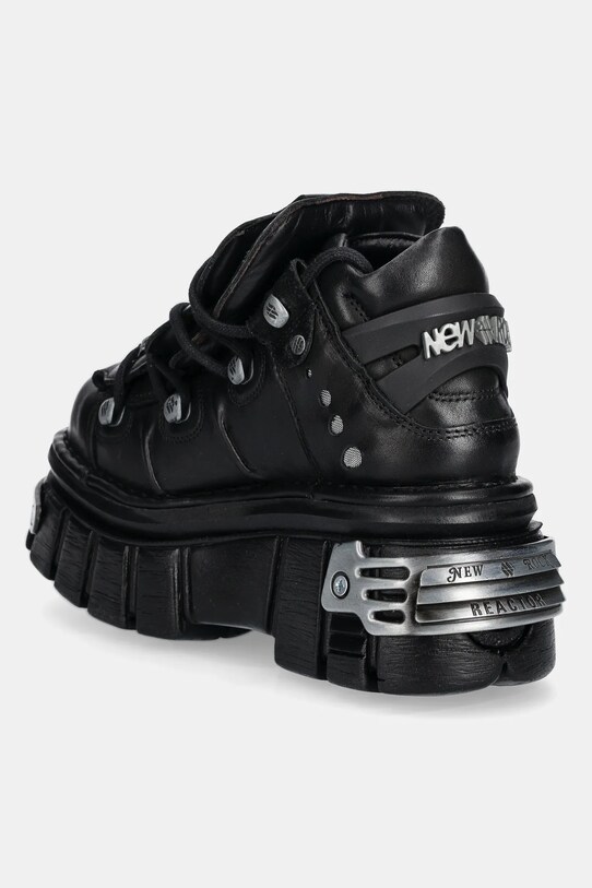 Παπούτσια Δερμάτινα αθλητικά παπούτσια New Rock ITALI NEGRO+ NOMADA NEGRO+ TOWER NEGRO E14 M.106.S70 μαύρο