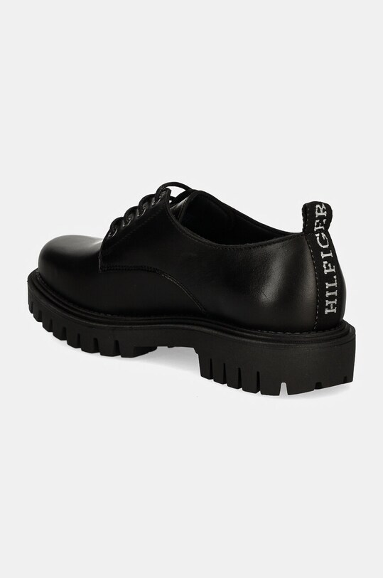 Παπούτσια Δερμάτινα κλειστά παπούτσια Tommy Hilfiger CASUAL HILFIGER CHUNKY LTH SHOE FM0FM05301 μαύρο