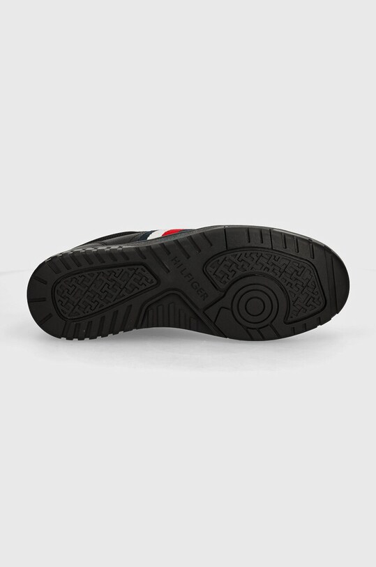 Δερμάτινα αθλητικά παπούτσια Tommy Hilfiger TH BASKET CORE LITE FM0FM05116 μαύρο