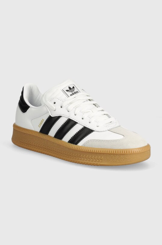 Δερμάτινα αθλητικά παπούτσια adidas Originals Samba XLG δέρμα σαμουά λευκό IE1377