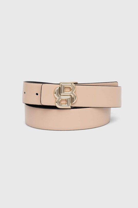 Αναστρέψιμη δερμάτινη ζώνη BOSS 50517503 μαύρο AW24