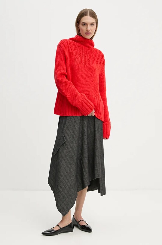 Φούστα Remain Striped Draped 502080000 γκρί AW24