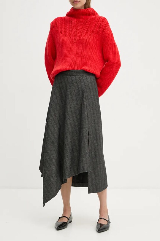 Φούστα Remain Striped Draped γκρί 502080000