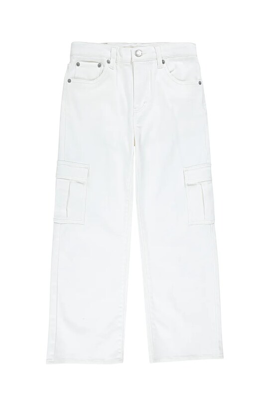 Παιδικά τζιν Levi's 94 BAGGY CARGO 4EK991 λευκό SS25