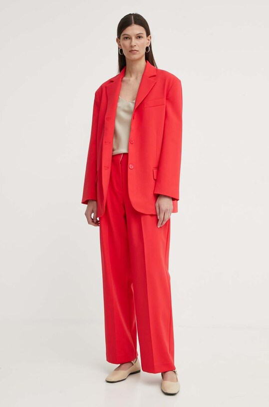Παντελόνι 2NDDAY 2ND Carter - Attired Suiting 2244160119 κόκκινο AW24