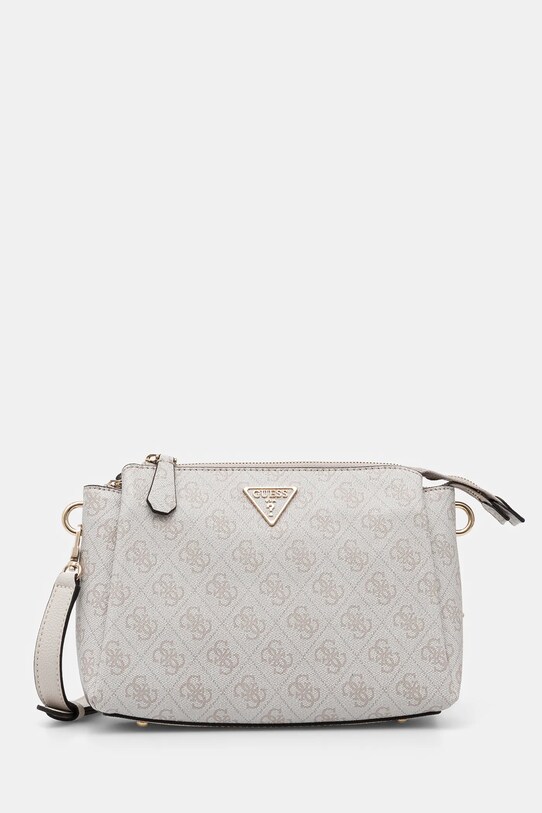 Τσάντα Guess NOELLE απομίμηση λείου δέρματος μπεζ HWBG78.79120