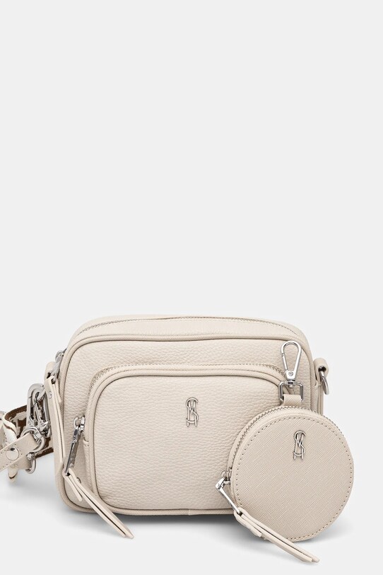 Τσάντα Steve Madden Blillite απομίμηση λείου δέρματος μπεζ SM13001518