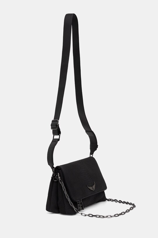 Δερμάτινη τσάντα ZADIG&VOLTAIRE LWBA02269 μαύρο AW24