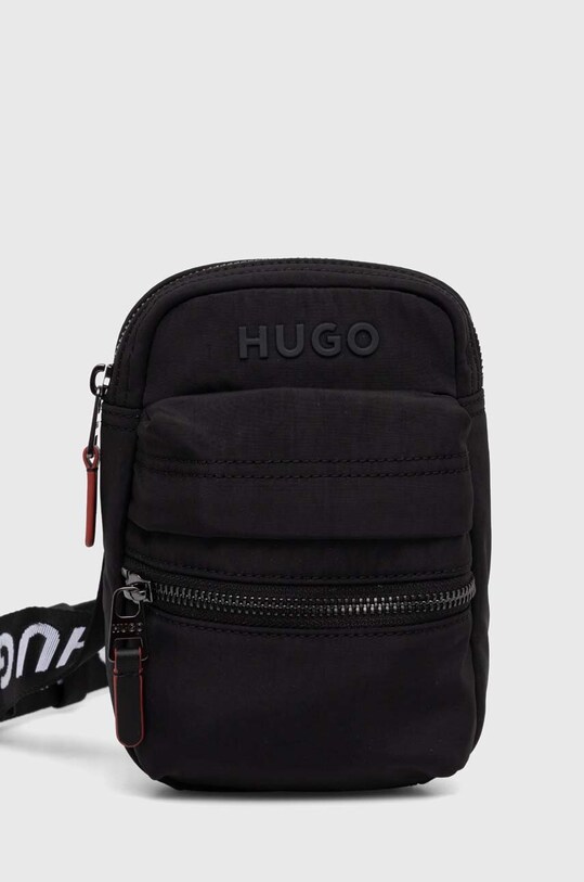 Σακίδιο HUGO υφασμάτινο μαύρο 50523628