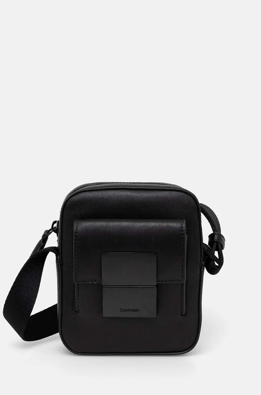 Σακίδιο Calvin Klein απομίμηση λείου δέρματος μαύρο K50K512261