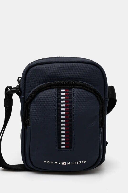 Σακίδιο Tommy Hilfiger υφασμάτινο σκούρο μπλε AM0AM12727