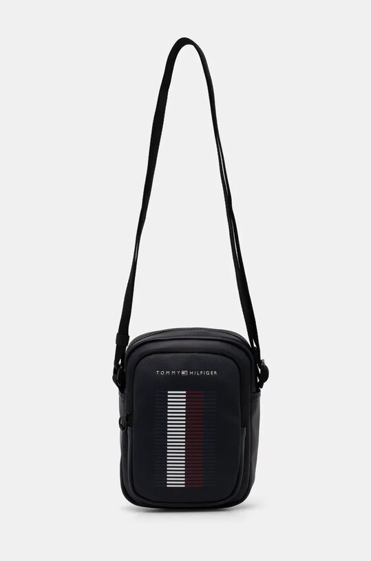 Σακίδιο Tommy Hilfiger απομίμηση λείου δέρματος σκούρο μπλε AM0AM12977