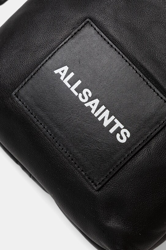 Δερμάτινο φακελάκι AllSaints FALCON μαύρο M165XB