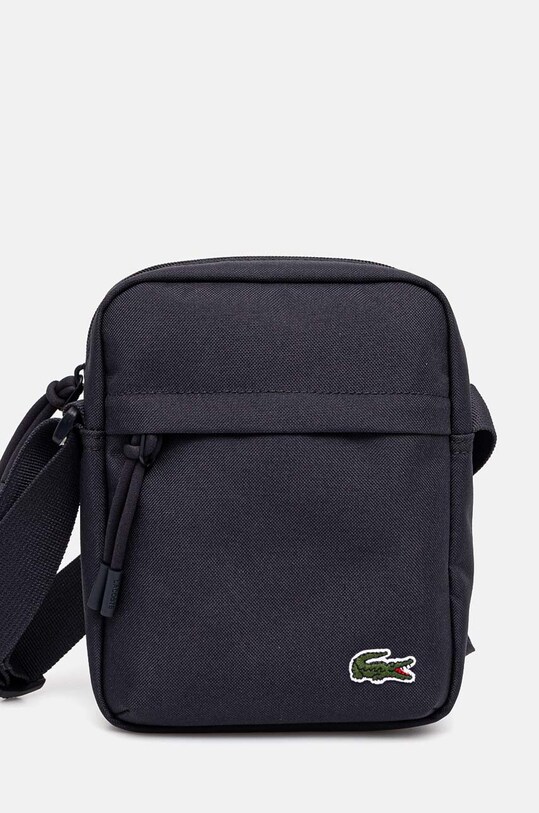 Σακίδιο Lacoste υφασμάτινο σκούρο μπλε NU4788NE