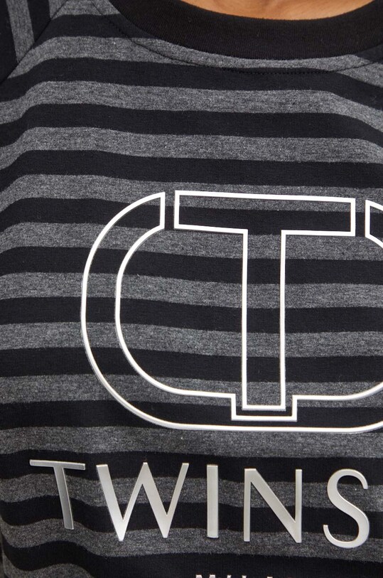 Μπλουζάκι Twinset 242TP2330 μαύρο