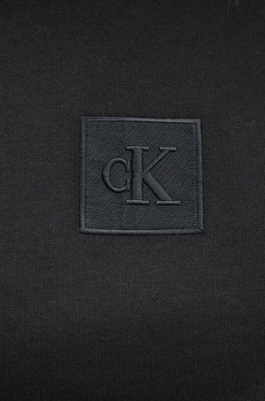 Βαμβακερό μπλουζάκι Calvin Klein Jeans J20J224253 μαύρο