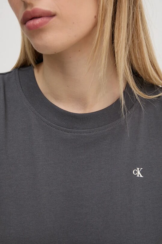 Μπλουζάκι Calvin Klein Jeans J20J225391 γκρί