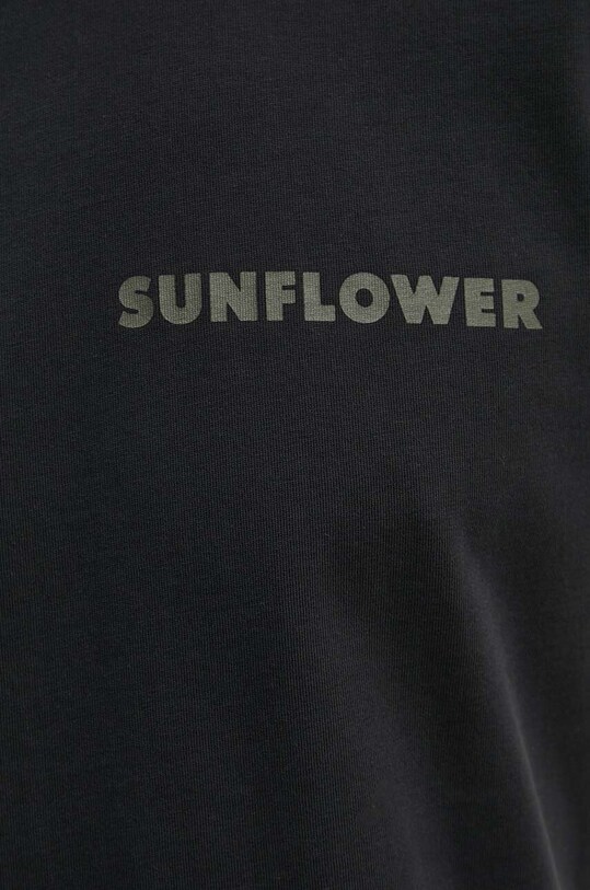 Βαμβακερό μπλουζάκι Sunflower 2013.SFR μαύρο