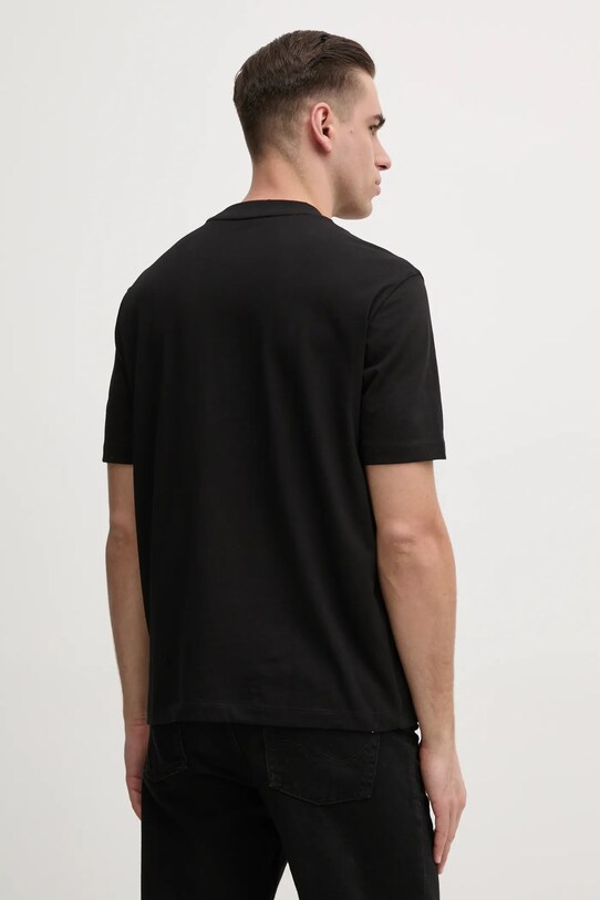 Ρούχα Βαμβακερό μπλουζάκι Armani Exchange XM000089.AF10361 μαύρο