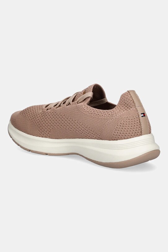 Παπούτσια Αθλητικά Tommy Hilfiger TH KNIT RUNNER FW0FW08813 μπεζ