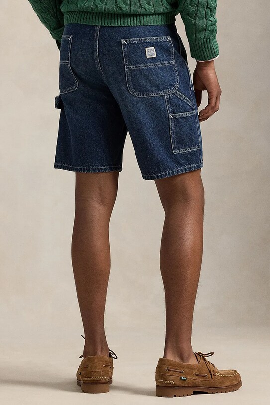 Ρούχα Βαμβακερό τζιν σορτς Polo Ralph Lauren 710971777 λευκό