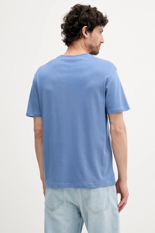 Βαμβακερό μπλουζάκι Calvin Klein LV04LB275G μπλε AW25