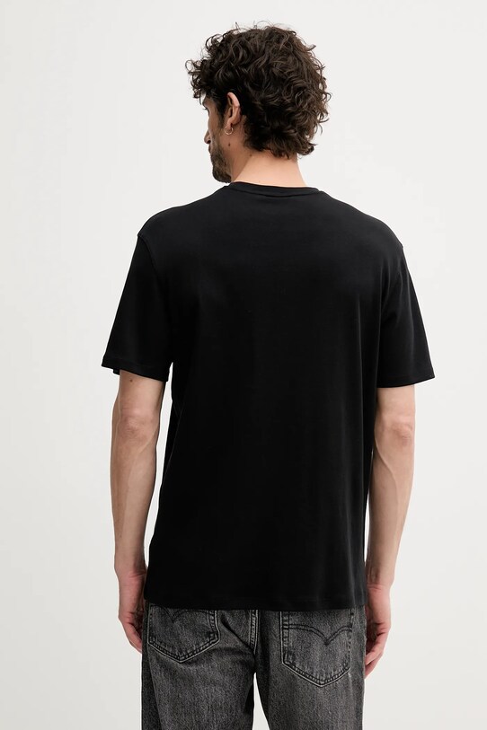 Βαμβακερό μπλουζάκι Calvin Klein LV04LB275G μαύρο AW25
