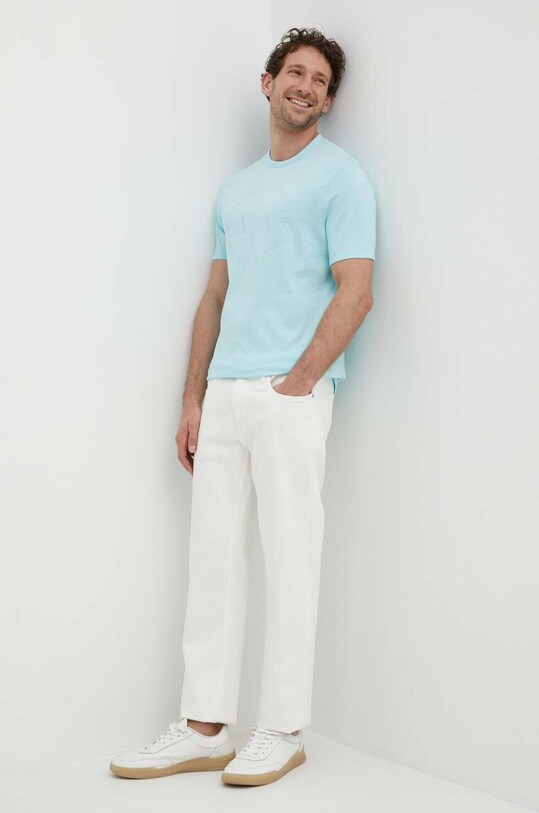 Armani Exchange μπλουζάκι 8NZTCD.Z8H4Z μπλε AA00