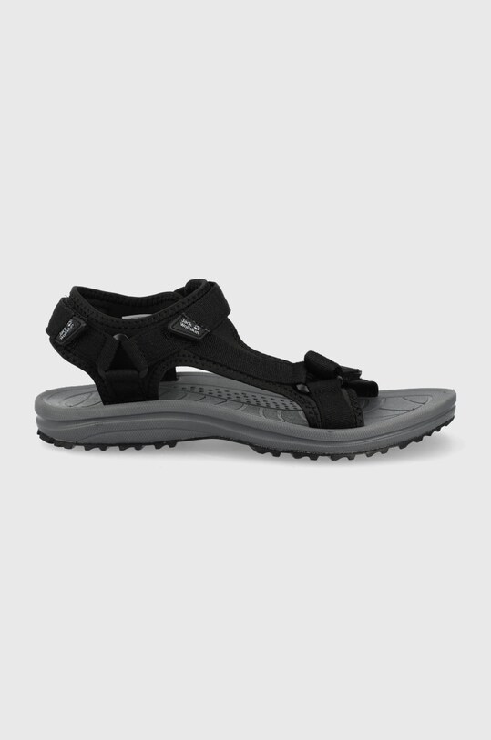 Σανδάλια Jack Wolfskin Wave Breaker Planet friendly μαύρο 4052011.6000