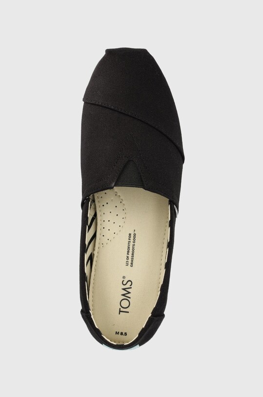 Εσπαντρίγιες Toms Alpargata μαύρο 10017676