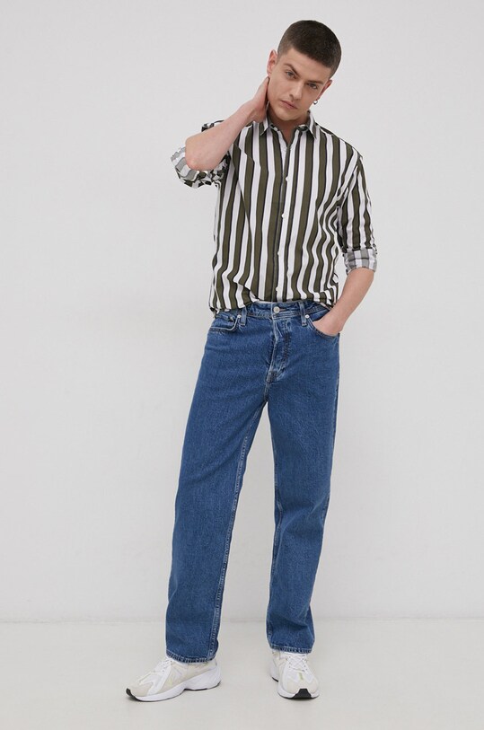 Τζιν παντελόνι Jack & Jones σκούρο μπλε 12204998.BlueDenim