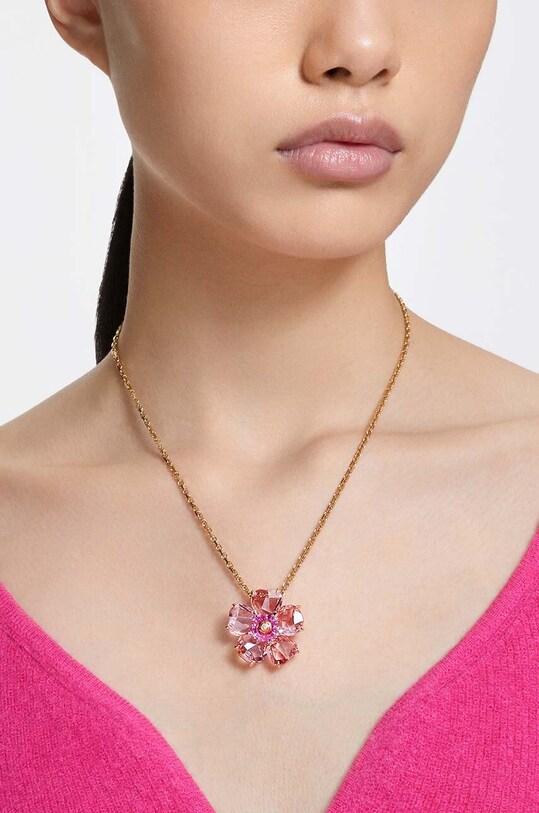 Κολιέ Swarovski 5650569 FLORERE 5650569 ροζ SS23