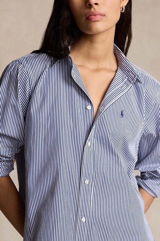 Ρούχα Βαμβακερό πουκάμισο Polo Ralph Lauren 211891419 μπλε