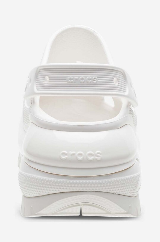 Παντόφλες Crocs Classic Mega Crush Clog 207988.WHITE λευκό
