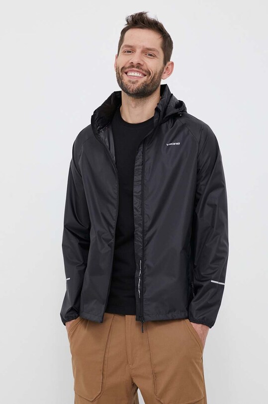 Αδιάβροχο μπουφάν Viking Rainier 700.25.2550 μαύρο SS25