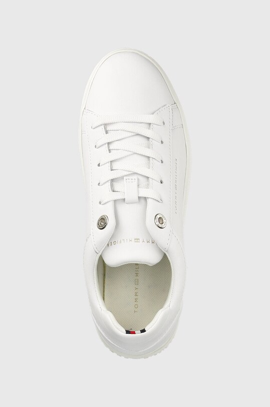 Δερμάτινα αθλητικά παπούτσια Tommy Hilfiger Fw0fw06511 Feminine Elevated Sneaker λευκό FW0FW06511