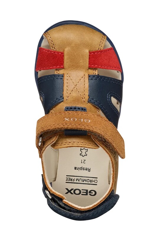 Παιδικά δερμάτινα σανδάλια Geox B354LA.0CL22.20.23 κόκκινο