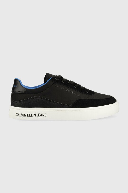 Αθλητικά Calvin Klein Jeans CLASSIC CUPSOLE SU SOFTNY υφασμάτινο μαύρο YM0YM00669