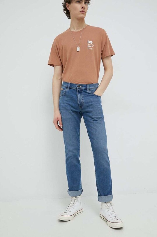 Τζιν παντελόνι Wrangler Texas Slim 822 μπλε W12S84Z89