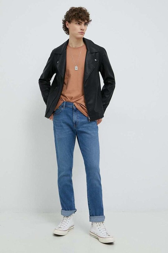 Τζιν παντελόνι Wrangler Texas Slim 822 W12S84Z89 μπλε SS23