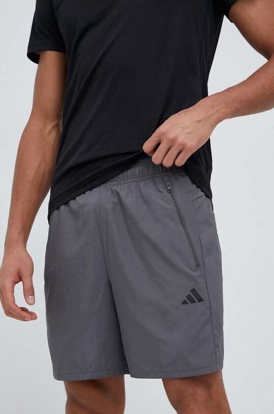 Σορτς προπόνησης adidas Performance Train Essentials Train Essentials ύφασμα γκρί IC6978