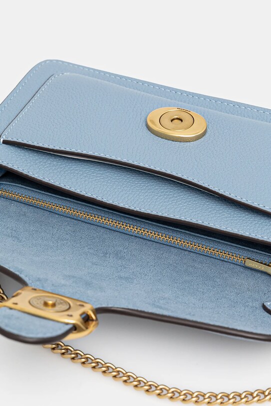 Δερμάτινη τσάντα Coach Tabby CE772 μπλε