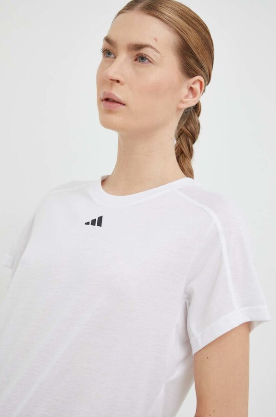 Μπλουζάκι προπόνησης adidas Performance Training Essentials λευκό HR7796