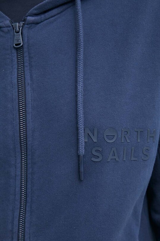 Βαμβακερή μπλούζα North Sails 091901 σκούρο μπλε