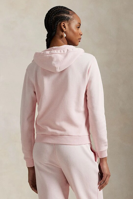 Βαμβακερή μπλούζα Polo Ralph Lauren 211935584 ροζ SS25