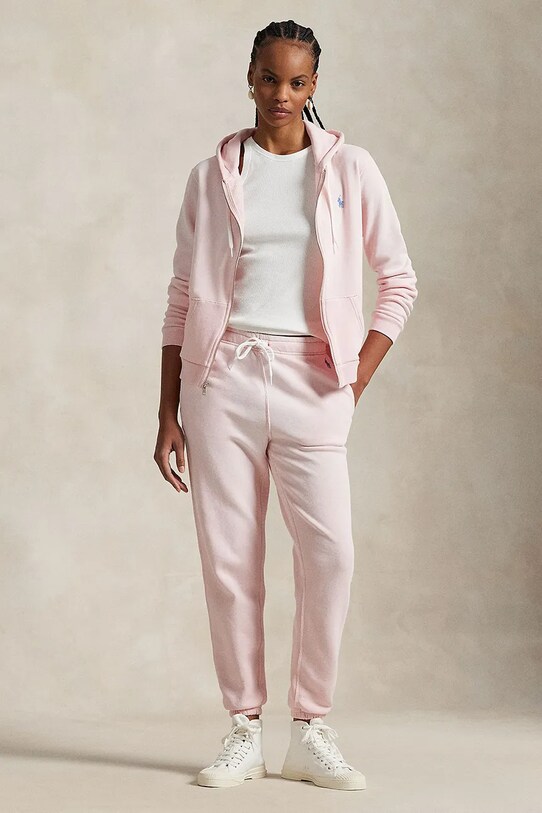 Ρούχα Βαμβακερή μπλούζα Polo Ralph Lauren 211935584 ροζ