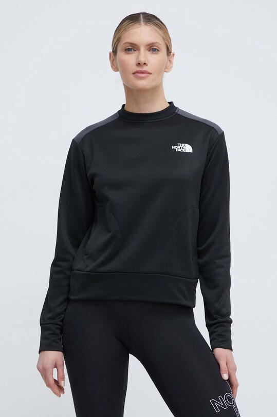 Αθλητική μπλούζα The North Face Reaxion χωρίς κουκούλα μαύρο NF0A87JWKT01