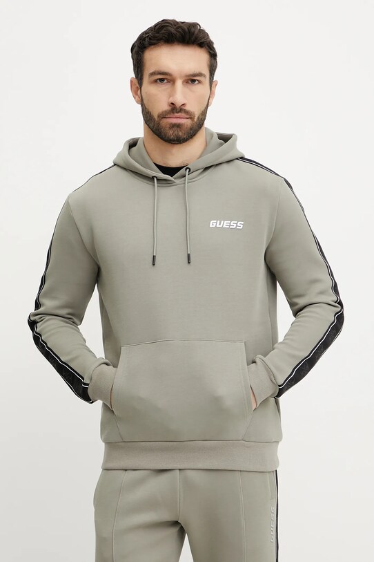 Μπλούζα Guess MICKEY με κουκούλα πράσινο Z4RQ21.KB3P2