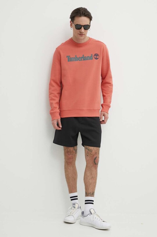 Μπλούζα Timberland TB0A5UJYEI41 κόκκινο SS24